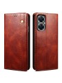 Калъф от еко кожа тип портмоне за Huawei nova 11i - кафяв