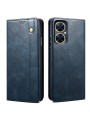 Калъф от еко кожа тип портмоне за Huawei nova 11i - син