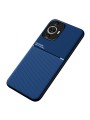 Гръб с покритие от еко кожа за Huawei nova 12 Lite - син
