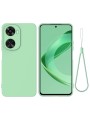 Предпазен удароустойчив силиконов гръб с каишка за Huawei Nova 12 SE - зелен