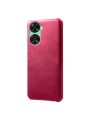 Устойчив на надраскване предпазен гръб от еко кожа за Huawei nova 12 SE - розов