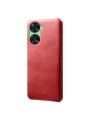 Устойчив на надраскване предпазен гръб от еко кожа за Huawei nova 12 SE - червен