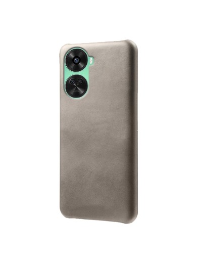 Устойчив на надраскване предпазен гръб от еко кожа за Huawei nova 12 SE - сив Устойчив на надраскване предпазен гръб от еко кожа за Huawei nova 12 SE - сив