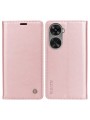 Калъф за телефон от еко кожа тип портмоне за Huawei nova 12 SE - розов