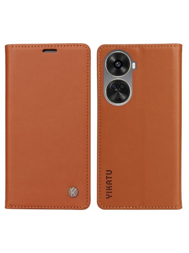 Калъф за телефон от еко кожа тип портмоне за Huawei nova 12 SE - кафяв Калъф за телефон от еко кожа тип портмоне за Huawei nova 12 SE - кафяв
