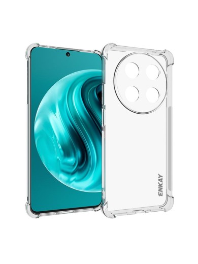 Предпазен противоплъзгащ се гръб за Huawei nova 12i - прозрачен Предпазен противоплъзгащ се гръб за Huawei nova 12i - прозрачен