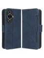 Калъф от еко кожа тип портмоне за Huawei nova 12s - син