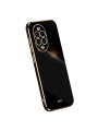 Предпазен удароустойчив гръб с галванизирана рамка за Huawei nova 13 Pro - черен