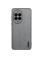 Удароустойчив гръб от еко кожа  с дървесна текстура за Huawei nova 13 Pro - сив