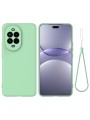 Предпазен удароустойчив силиконов гръб с каишка за Huawei nova 13 Pro - зелен
