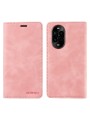 Калъф от еко кожа тип портмоне с RFID  блокираща технология за Huawei nova 13 Pro - розов