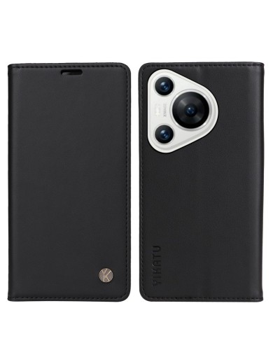 Калъф за телефон от еко кожа тип портмоне за Huawei Pura 70 - черен Калъф за телефон от еко кожа тип портмоне за Huawei Pura 70 - черен