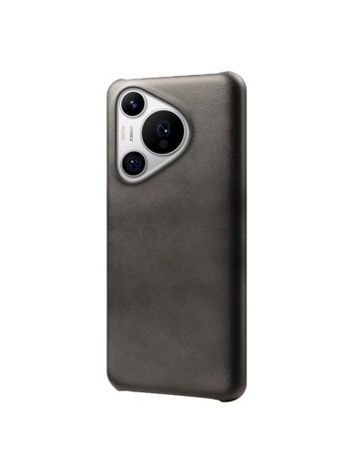 Предпазен гръб от eко кожа за Huawei Pura 70 Pro+ - черен Предпазен гръб от eко кожа за Huawei Pura 70 Pro+ - черен
