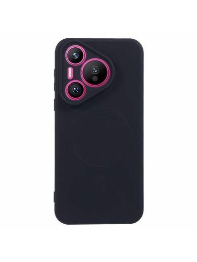 Предпазен гръб съвместим с MagSafe за Huawei Pura 70 Pro+ - черен Предпазен гръб съвместим с MagSafe за Huawei Pura 70 Pro+ - черен