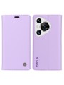 Калъф за телефон от еко кожа тип портмоне за Huawei Pura 70 Pro+ - лилав