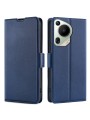 Калъф от еко кожа, тип портмоне за Huawei Pura 70 Ultra - син