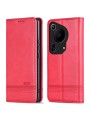 Калъф от еко кожа тип портмоне за Huawei Pura 70 Ultra - червен