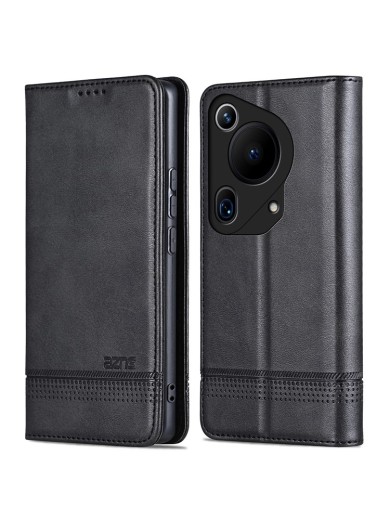 Калъф от еко кожа тип портмоне за Huawei Pura 70 Ultra - черен Калъф от еко кожа тип портмоне за Huawei Pura 70 Ultra - черен