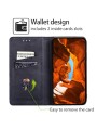 Калъф от еко кожа тип портмоне за Huawei Pura 70 Ultra - черен