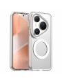 Предпазен гръб съвместим с MagSafe за Huawei Pura 80 Pro+ - бял