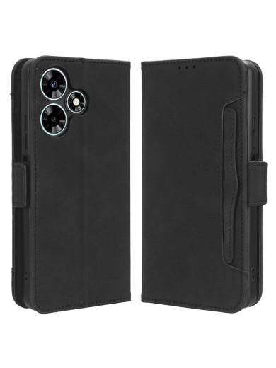 Калъф от еко кожа тип портмоне за Infinix Hot 30i - черен Калъф от еко кожа тип портмоне за Infinix Hot 30i - черен