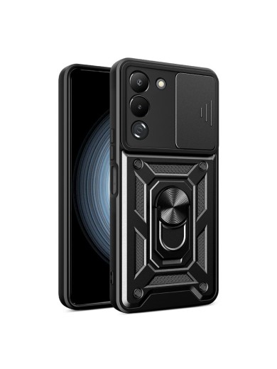 Удароустойчив предпазен гръб за Infinix Note 12 - черен