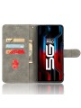 Калъф от еко кожа тип портмоне с RFID блокиране за Infinix Note 12 Pro 5G - черен
