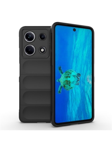 Противоплъзгащ предпазен гръб за Infinix Note 30 - черен
