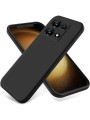 Предпазен удароустойчив силиконов гръб с каишка за Infinix Note 30 Pro - черен