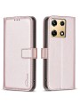 Калъф от еко кожа тип портмоне за Infinix Note 30 Pro - розов