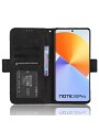 Калъф от еко кожа тип портмоне за Infinix Note 30 Pro - черен
