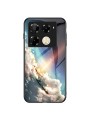 Предпазен гръб от закалено стъкло с шарки на звездно небе за Infinix Note 40 Pro 4G - шарен
