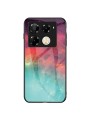 Предпазен гръб от закалено стъкло с шарки на звездно небе за Infinix Note 40 Pro 4G - шарен