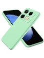 Предпазен удароустойчив силиконов гръб с каишка за Infinix Note 40 Pro 4G - зелен
