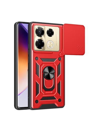 Удароустойчив предпазен гръб за Infinix Note 40 Pro+ - червен