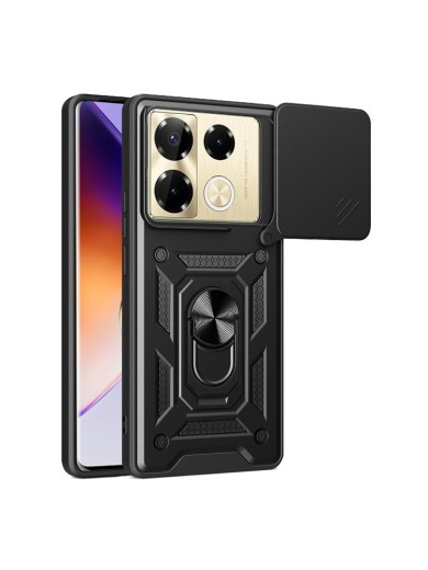 Удароустойчив предпазен гръб за Infinix Note 40 Pro - черен Удароустойчив предпазен гръб за Infinix Note 40 Pro - черен