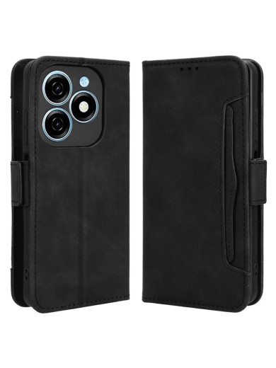 Калъф от еко кожа тип портмоне за Infinix Smart 8 Plus - черен Калъф от еко кожа тип портмоне за Infinix Smart 8 Plus - черен