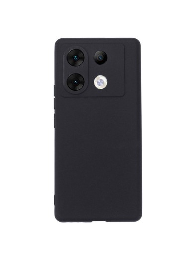 Устойчив на надраскване предпазен гръб за телефон за Infinix Zero 30 - черен