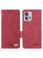 Предпазен калъф от еко кожа за Motorola Edge 30 Fusion - розов