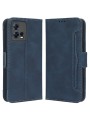 Калъф от еко кожа тип портмоне за Motorola Edge 30 Fusion - син