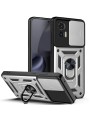 Удароустойчив предпазен гръб за Motorola Edge 30 Neo - сребрист