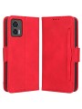 Калъф от еко кожа тип портмоне за Motorola Edge 30 Neo - червен