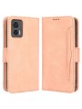 Калъф от еко кожа тип портмоне за Motorola Edge 30 Neo - розов