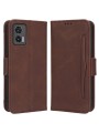 Калъф от еко кожа тип портмоне за Motorola Edge 30 Neo - кафяв