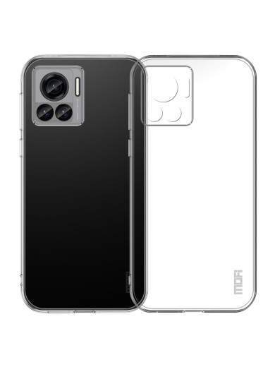 Предпазен устойчив на надраскване гръб за Motorola Edge 30 Ultra - прозрачен