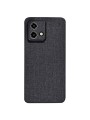 Платнен гръб устойчив на надраскване за Motorola Edge 40 Neo - черен