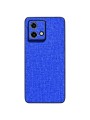 Платнен гръб устойчив на надраскване за Motorola Edge 40 Neo - син