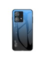 Предпазен гръб от закалено стъкло за Motorola Edge 40 Neo - син и черен