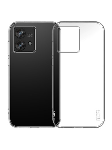 Предпазен устойчив на надраскване гръб за Motorola Edge 40 Neo - прозрачен Предпазен устойчив на надраскване гръб за Motorola Edge 40 Neo - прозрачен