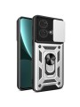 Удароустойчив предпазен гръб за Motorola Edge 40 Neo - сребрист